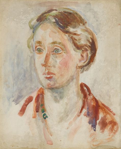 Sold at Auction: Vanessa Bell, Portrait of Virginia Woolf Vanessa Bell, Bloomsbury Group, Bell Art, Murals Street Art, Commercial Art, Pencil On Paper, Virginia Woolf, Botanical Beauty, Op Art