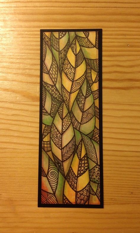 Leaves Bookmark, Motif Vector, Zantangle Art, Pichwai Paintings, Mandala Art Lesson, Tangle Art, Madhubani Art, Zentangle Drawings, Madhubani Painting