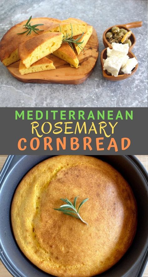 Rosemary Cornbread, Albanian Cuisine, Mediterranean Bread, Albanian Recipes, Easy Mediterranean Diet Recipes, Quick Vegetarian Meals, Thanksgiving Stuffing, Best Bread Recipe, Corn Bread Recipe