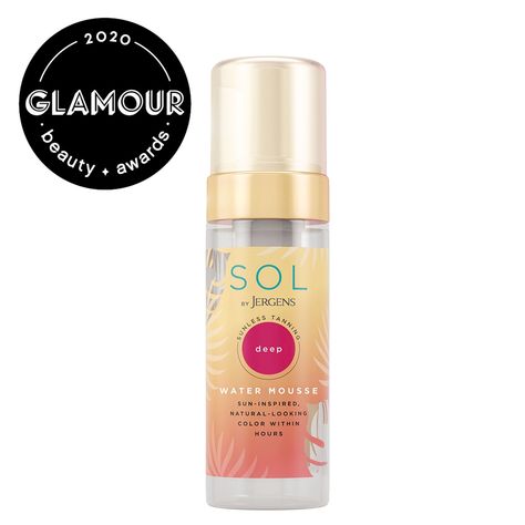 Jergens SOL Sunless Tanning Water Mousse Best Sunless Tanner, Tanning Water, Tanning Serum, Best Self Tanner, Sunless Tanner, Tanning Mousse, Self Tanners, Glamour Beauty, Glamorous Makeup