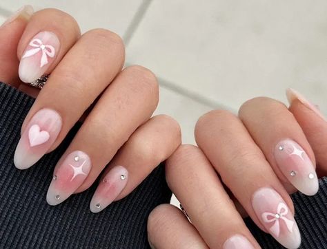 Simple Nails Birthday, Nail Inspo 11-12 Yo, Nail Ideas For 14th Birthday, 13th Birthday Nails Ideas, Sweet Sixteen Nails, Birthday Nail Ideas, Bday Plans, Uñas Aesthetic, Coquette Vibes