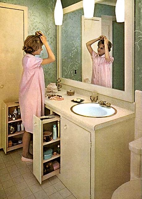 60s Bathroom, Fabulous Bathrooms, 1960s Bathroom, 1960s Interior, 70s Interior, Mid Century Bathroom, Retro Bathrooms, 70s Decor, Retro Beauty