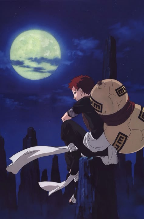 Gaara (我愛羅, Gaara), renowned as Gaara of the Sand Waterfall (砂瀑の我愛羅, Sabaku no Gaara; English TV "Gaara of the Desert"), is a major supporting character of the series, and originally introduced as an antagonist. Gaara was the third jinchūriki of Shukaku: the One-Tail,[5] and by Part II, he became the Fifth Kazekage (五代目風影, Godaime Kazekage; Literally meaning "Fifth Wind Shadow") of Sunagakure, and had his tailed beast extracted from inside him by Akatsuki. Naruto Painting, Naruto Sharingan, Naruto Minato, Naruto And Sasuke Wallpaper, Naruto Gaara, Naruto Uzumaki Art, Naruto Shippuden Sasuke, Naruto Uzumaki Shippuden, Naruto Kakashi