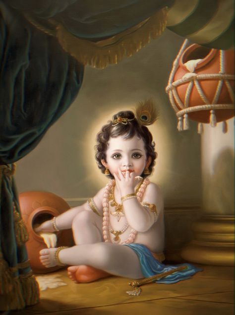 Yashoda Krishna, Krishna Avatar, Krishna Drawing, Shree Krishna Wallpapers, Esoteric Art, Little Krishna, Lord Krishna Hd Wallpaper, Baby Krishna, Sri Krishna