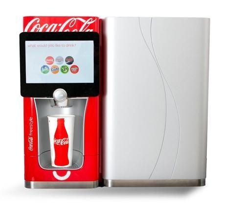 New Freestyle Coca-Cola Fountain Soda Machine Soda Fountain Machine, Soda Vending Machine, Soda Machine, Movie Theater Rooms, Soda Machines, Food Chains, Drinks Machine, At Home Movie Theater, Soda Fountain