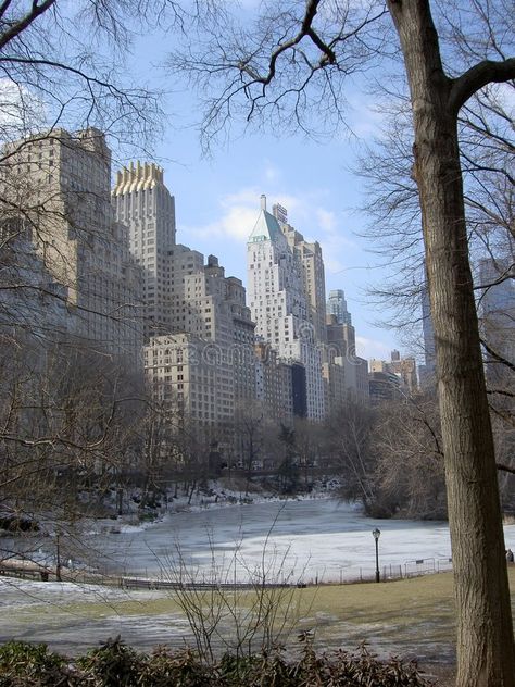 NYC Central park in winter. View of a frozen lake in Central Park, New York City #Sponsored , #Paid, #affiliate, #park, #NYC, #View, #winter Central Park Aesthetic, Central Park Winter, Nyc Birthday, Nyc View, Nyc Central Park, Angels In America, New York Girl, Central Park New York City, Winter View