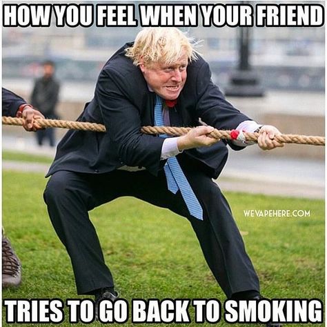 GET OVER HERE!  Tag a friend on the other side of the rope who needs to be pulled away!  www.beyondvape.com | Borris Johnson, Boris Johnson Funny, Yugioh Trap Cards, Country Memes, Goofy Pictures, Laugh At Yourself, Boris Johnson, Signs And Symptoms, Random Pics