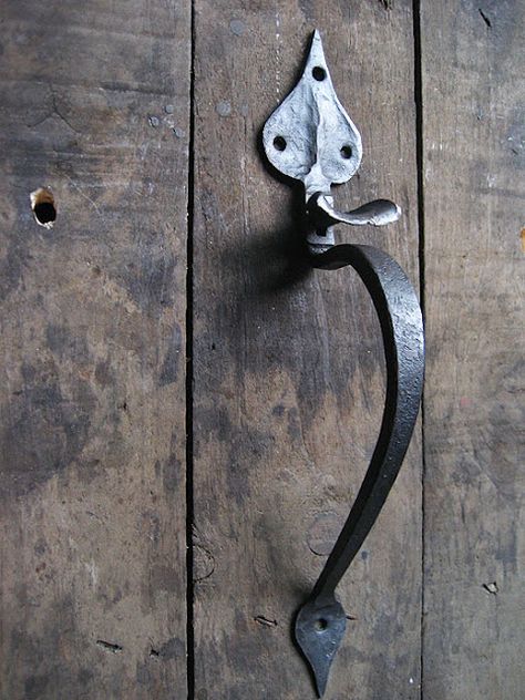 Hand Forged Door Handles, Forged Door Latch, Forged Gate Latch, Hand Forged Door Hinges, Railroad Spike Door Handle, Antique Barn Door Latches, Farm Door, Suffolk Latch, Log Cabin Furniture