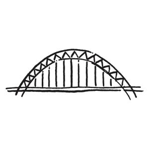 Bridge Silhouette, Bridge Tattoo, River Tattoo, Tyne Bridge, Bridge Drawing, South Tyneside, Dna Tattoo, Small Bridge, Cool Small Tattoos