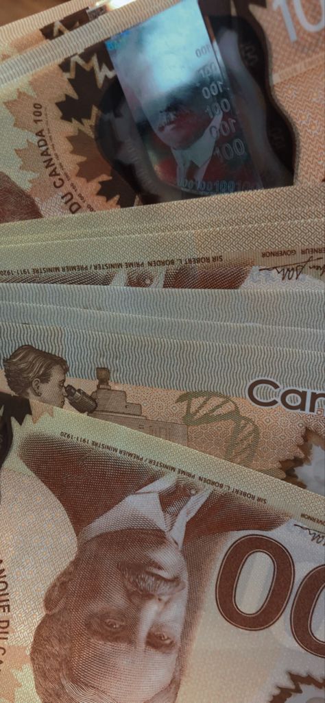 Money Canada Aesthetic, Canada Money Aesthetic, Money Aesthetic Canada, Canadian Money Aesthetic, Money Canadian, Aesthetic Canada, Canada Money, Saving Money Canada, Manifestation 2024