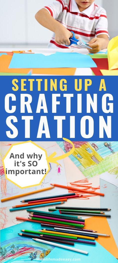 Ideas for how to setup an art center in your home or classroom today! Preschool or kindergarten age kids will benefit from having an art center available to them for creative and emotional expression. #activitiesforkids #earlylearning #learningathome #forkids #funforkids Center Ideas For Toddlers, Art Center Preschool Setup, Preschool Activities At Home, Indoor Activities For Toddlers, Emotional Expression, Work Diy, Indoor Activities For Kids, Time Activities, Afterschool Activities