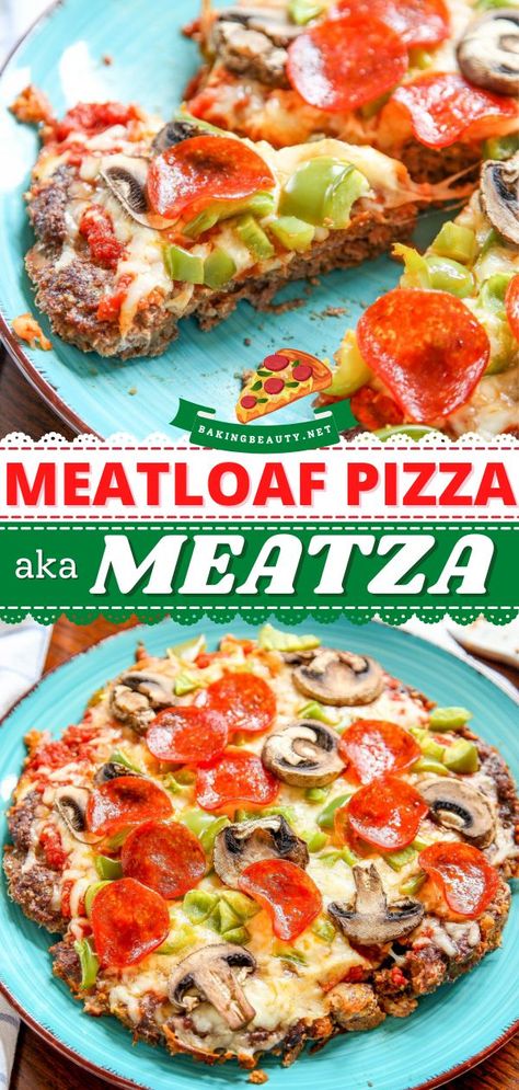 Meatloaf Pizza aka Meatza, easy comfort food recipes, pizza fridays, tasty dinner ideas, easy meals Pizza Meatloaf Recipe, Dinners For Family, Tasty Dinner Ideas, Pizza Meatloaf, Easy Comfort Food Recipes, Pizza Friday, Tasty Dinner, Ground Beef Recipes For Dinner, Easy Comfort Food