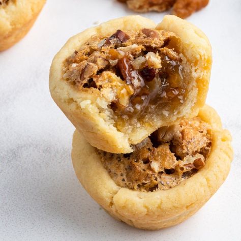 Pecan Tassies Recipe, Pecan Tassie Recipe, Tassies Recipe, Pecan Tassies, Holiday Recipe Ideas, Pecan Desserts, Mini Pecan Pies, Pecan Pies, Pecan Recipes