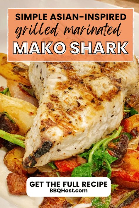 Looking for healthy dinner recipes that are a bit exotic? Try mako shark recipes grilled to perfection. This grilled fish is a game-changer , and is a great addition to your grilling recipes and bbq menu ideas. Perfect for a healthy lunch or as one of your go-to healthy dinner recipes. Learn how to make this grilled seafood recipe here! Mako Shark Recipes, Shark Recipes, Fall Bbq, Bbq Menu Ideas, Summer Grilling Ideas, Bbq Party Food, Summer Grill, Grilled Seafood Recipes, Bbq Menu