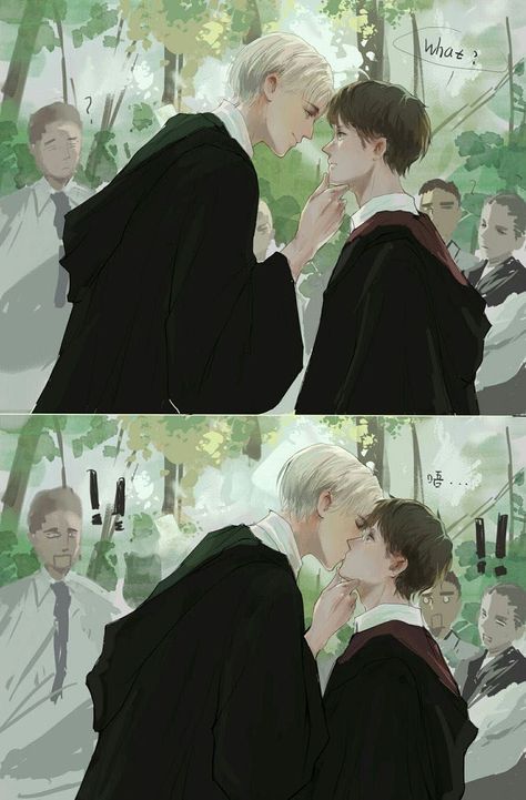 Darry Fanart, Fanart Harry Potter, Art Harry Potter, Draco Malfoy Fanart, Drarry Fanart, Harry Draco, Gay Harry Potter, Images Harry Potter, Harry Potter Artwork