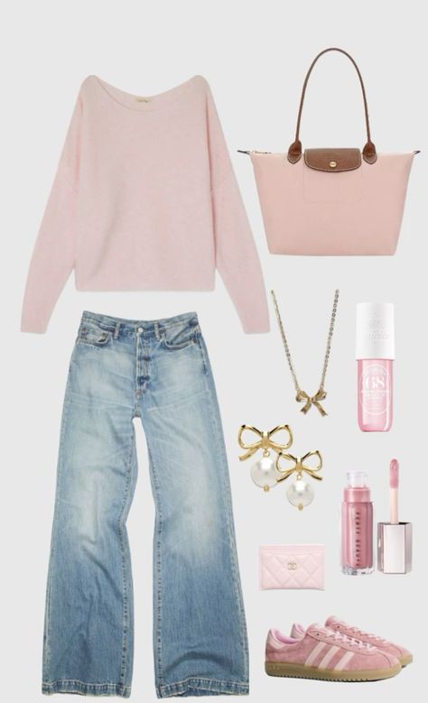 Galinda Outfit Aesthetic, Rich Outfit Ideas, Clean Outfits, Outfits For The Week, Hijab Trend, Outfits To Wear To School, Corporate Christmas Party, Modest Girly Outfits, Sorority Clothes