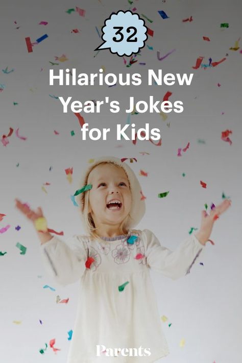 Ready to start the new year with a smile? These jokes are sure to get kids (and parents) laughing until the ball drops! #newyearseve #jokes #kidsjokes #fun New Years Jokes For Kids, New Years Jokes, New Year Jokes, Kid Jokes, Kids New Years Eve, Lame Jokes, Funny New Year, New Year's Eve Celebrations, Funny New