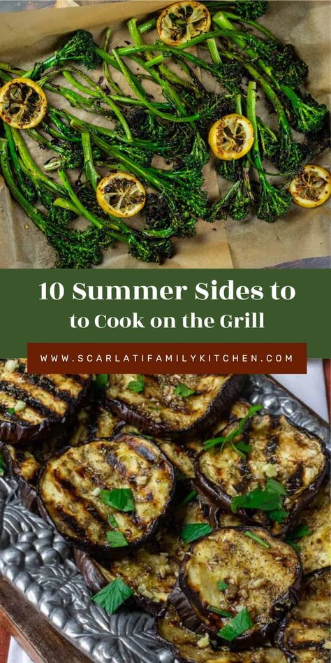 Take your outdoor meals to the next level with these amazing grilled side dishes. Easy to make and full of flavor, they're perfect for Summer grilling season. Grilled Sides, Dinner Grill, Grilled Side, Grilled Beets, Grilled Green Beans, Fish Sides, Grilled Broccolini, Grilled Side Dishes, Outdoor Meals