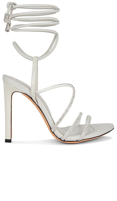 IRO Idohigh Strass Heel in Pearl Grey | REVOLVE 17th Birthday Outfit, Prom Fits, 19th Bday, Bling Sandals, Prom Inspiration, Ball Ideas, Strappy High Heels Sandals, 21 Birthday, Birthday Fits