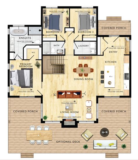 Beaver Homes And Cottages Floor Plans, Beaver Homes And Cottages, Beaver Homes, Family Cottage, 3d Floor Plans, 3d Floor Plan, Traditional Cottage, Lake House Plans, Home Design Floor Plans