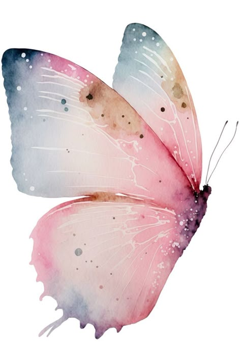 Butterfly Art Painting, 강아지 그림, Butterfly Pictures, Butterfly Drawing, Butterfly Watercolor, Butterfly Wallpaper, Butterfly Art, Blue Butterfly, Watercolor Clipart