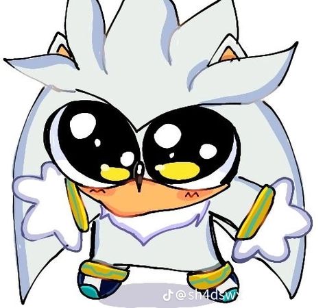 Silver Sonic, Scenecore Art, Sonic Videos, Amy The Hedgehog, Silver The Hedgehog, Emoji Art, Sonic Funny, Sonic Fan Characters, Sonic Franchise