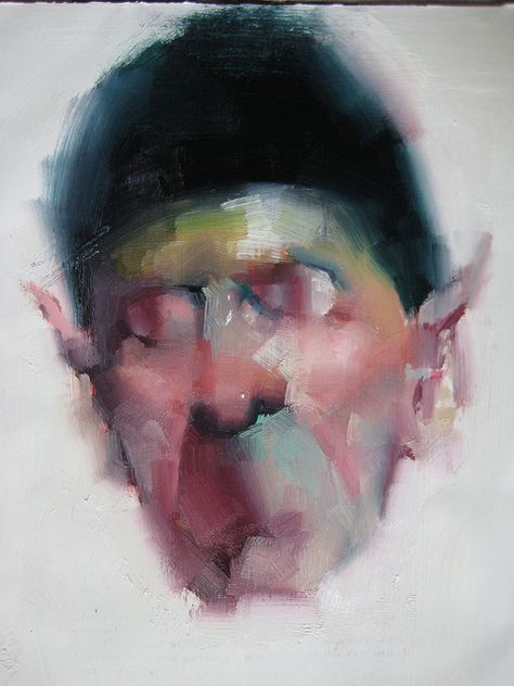 Akira Beard Art, Contemporary Portrait Painting, Thinking Too Much, Beard Art, Environment Painting, Abstract Portrait Painting, Oil Painting Inspiration, Contemporary Portrait, Eclectic Art