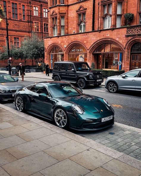 Porsche Of The Day: PTS Forest Green Metallic Porsche 992 GT3 Touring 992 Gt3 Touring, Type Of Personality, Porsche Gts, Gt3 Touring, 992 Gt3, Porsche Gt, Porsche 992, Porsche Gt3, Gt Cars