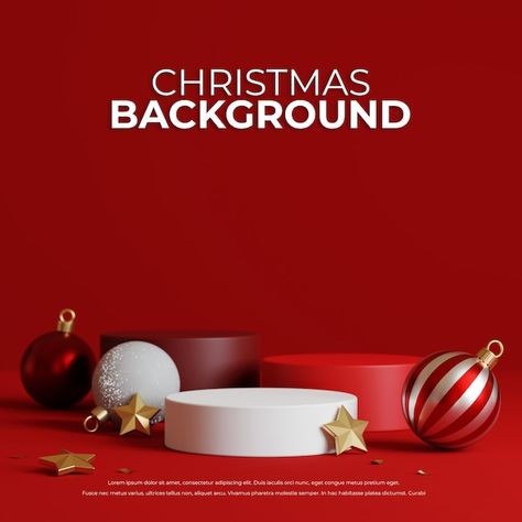 Christmas Product Background, Christmas Background For Photoshoot, Christmas Podium, Christmas Theme Background, Podium Background, Podium Product, Stage Podium, Mockup Ideas, Festival Banner