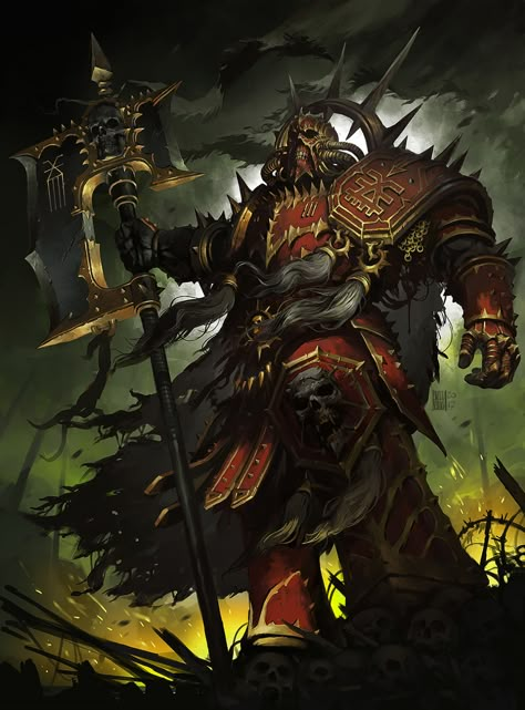 ArtStation - For fun, Arash Radkia Awesome Posters, Chaos 40k, Warhammer Fantasy Roleplay, Warhammer 40k Art, Fantasy Battle, Warhammer Art, 다크 판타지, Warhammer 40k Artwork, Drawing Digital