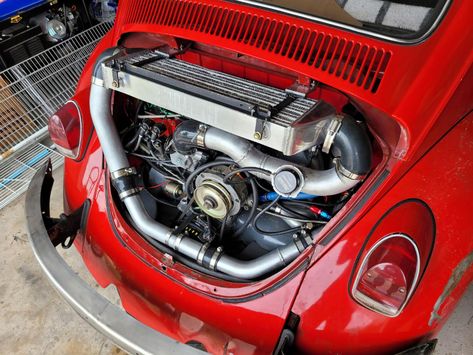 Vw Turbo, Turbo Beetle, Vw Beetle Turbo, 2007 Vw Beetle Convertible, Vw Bug Exhaust, Vw Bug Engine, German Look Beetle, Datsun Car, Vw Engine