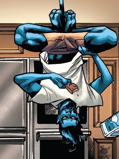 Nightcrawler from Uncanny X-Men Vol 5 #1 - art by Mahmud Asrar Night Crawler Pfp, Night Crawler Wallpaper, Uncanny Spiderman, Nightcrawler Xmen Comic, Nightcrawler Xmen Fanart, Nightcrawler X Wolverine, Wolverine X Nightcrawler, Kurt Wagner Comics, Nightcrawler Pfp