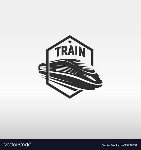 Train Logo, Train Logo Design, Railway Logo, Train Graphic, Railway Logo Design, Railway Graphic Design, Train Vector, Draw Logo, Amtrak Train