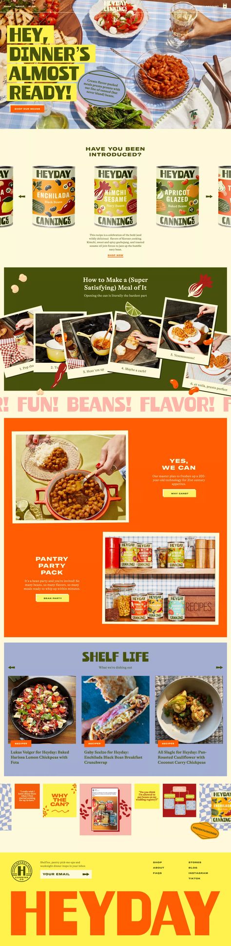 Funny Website Design, Store Website Design, Food Website Design, Stores Design, Creative Website, Ecommerce Design, Webpage Design, Website Design Layout, Food Website