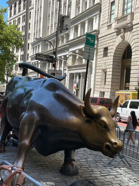 Wallstreet Bull, Wall Street Bull, Wall Street Finance, Bulls Wallpaper, Charging Bull, Stone Street, Memorial Museum, Animal Sculpture, Green Park