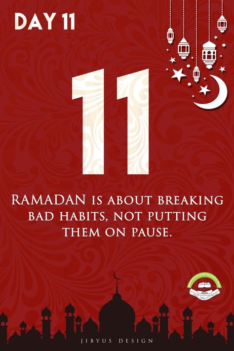 Day 11 #ramadan #ramadam1441 #ramada2020 Ramadan Day 11 Quotes, Day 11 Ramadan, Ramadan Day 11, Ramadan Wishes Images, Ramadan Reminders, Ramadhan Quotes, Muslim Reminder, Ramadan Dua, Ramadan Tips