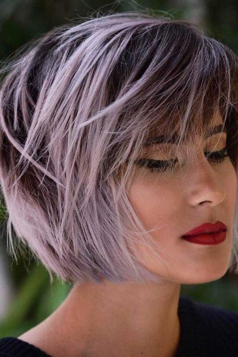 Stacked Hairstyles, Short Stacked Hair, Layered Bob Haircuts, Stacked Bob Haircut, Guy Tang, Trendy Hairstyle, Short Bob Haircuts, Short Hair Color, Short Bob Hairstyles