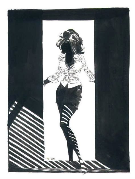 Femme Fatale pin-up from Yeah Baby sketchbook by Tim Sale Comic Art Frank Miller Art, Tim Sale, Graphic Novel Art, Bd Comics, Pulp Art, Art Gallery Room, Gallery Room, Time Photo, Comic Illustration