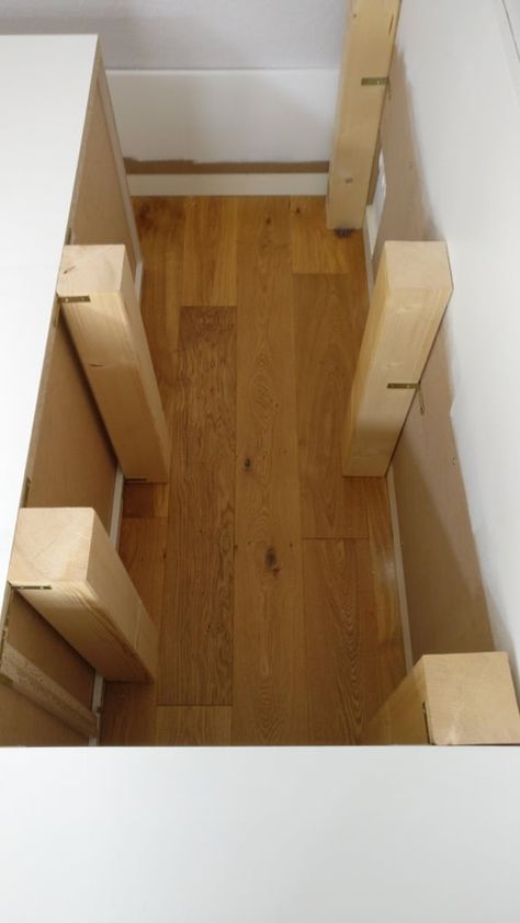 Ikea Mydal, Bunk Bed Hacks, Cama Closet, Ikea Loft Bed, Bunk Bed Ideas, Ikea Bed Hack, Ikea Items, Childrens Bunk Beds, Boys Bedroom Makeover