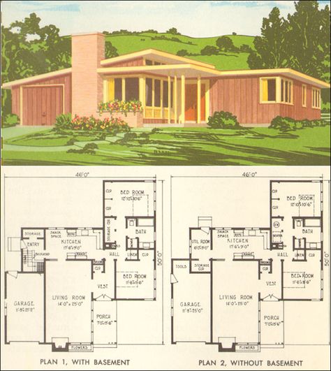 Tiny Mid Century Modern Home, Midcentury Modern Floor Plans, Mid Century Modern Floor Plans, Mid Century Floor Plans, Mid Century House Plans, Mid Century Modern House Plans, Oasis Springs, Modern House Floor Plans, Mid Century Homes