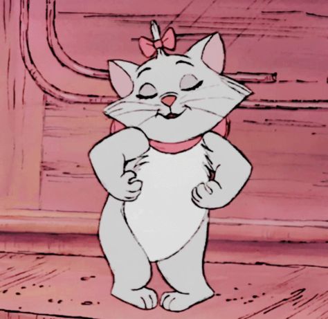 cute pink aesthetic cartoon cat marie from the aristocats xx Cats Cartoon, Aesthetic Cartoon, Disney S, Cartoon Cat, Cartoon Wallpaper, Disney, Pink