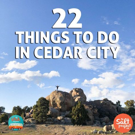 22 Things to do in Cedar City | 12 Utah Staycations | The Salt Project | Things to do in Utah with kids Brian Head Utah, Utah With Kids, Utah Summer, Utah National Parks Road Trip, Utah Parks, Cedar City Utah, West Coast Travel, Southwest Travel, Things To Do In Utah