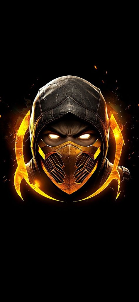 Mk Scorpion Wallpaper, Scorpion Mk, Scorpion Tattoo, Gaming Wallpapers, Street Fighter, Scorpion, Marvel Dc, Art Wallpaper, Illustration Art