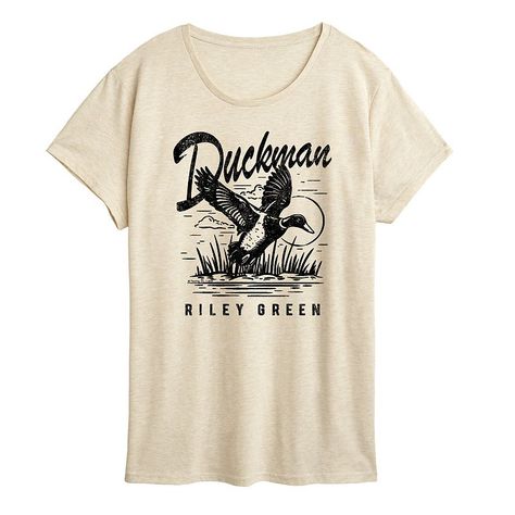 She will love showing off her style with this Women's Riley Green Duck Man Graphic Tee. She will love showing off her style with this Women's Riley Green Duck Man Graphic Tee. FEATURES Short sleeves CrewneckFABRIC & CARE Solid Color: Cotton ; Heather Colors: Cotton/Polyester Machine wash Imported Size: Xxl. Color: Beige. Gender: female. Age Group: adult. Riley Green, Retro Graphic Tees, Vintage Fishing, How To Show Love, Fishing Shirts, Fashion Studio, Mens Graphic Tee, Browning, Her Style