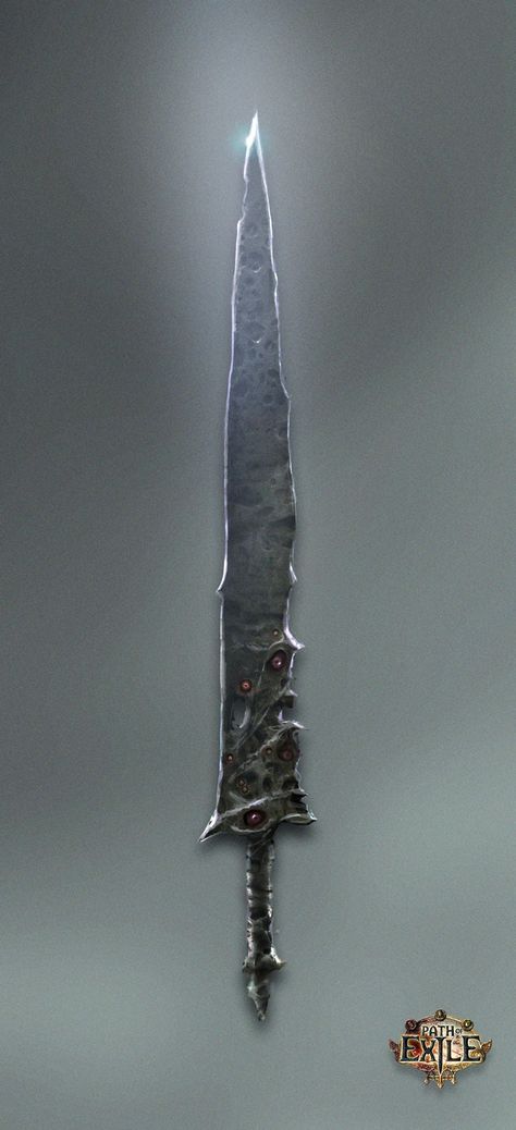 Path Of Exile, Tactical Swords, Fantasy Props, Dark Mode, Cool Swords, Dungeons And Dragons Homebrew, Mystical Art, Prop Design, Environment Concept Art