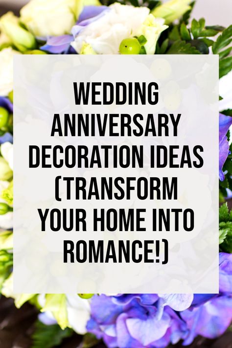 Looking to celebrate your wedding anniversary in style? Discover creative decoration ideas that will transform your home into a romantic getaway. From DIY centerpieces to heartfelt photo displays, each idea sparks joy and love. Make your special day unforgettable with simple touches that show how much you care. Don't forget to save this pin for later inspiration and follow for more delightful ideas to brighten your celebrations! Anniversary Celebration At Home, Wedding Anniversary Decoration Ideas, Anniversary At Home, Anniversary Decoration Ideas At Home, Anniversary Decoration Ideas, Creative Decoration Ideas, Wedding Anniversary Decorations, Anniversary Decoration, Home Simple