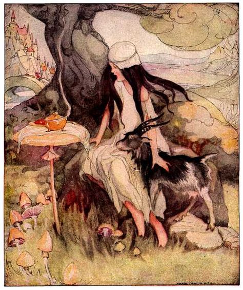 Anne Anderson’s Fairy Tales and Pictures, Little One Eye,... Ida Rentoul Outhwaite, Charles Robinson, Fairy Tale Illustrations, Golden Age Of Illustration, Edmund Dulac, Fairy Tale Illustration, Arthur Rackham, Fairytale Illustration, Children's Book Illustrations