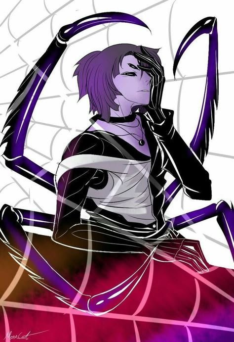 Spider Humanoid Male, Anime Alien, Story Images, Image Spiderman, Monster Boy, Humanoid Creatures, Broken Arm, Anime Monsters, Cool Anime Guys