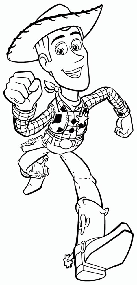 Toy Story Coloring Pages: If you want to develop the habit of coloring and painting in your young child. Here are the top 20 coloring pages of toy story that your child will surely find interesting. Free Disney Coloring Pages, Woody From Toy Story, Disney Colouring, Toy Story Coloring Pages, Dibujos Toy Story, Toy Story Woody, Toy Story Characters, Color Sheets, Toy Story Birthday Party