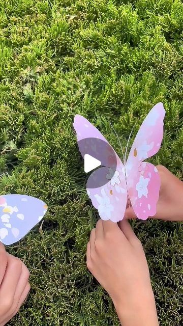 paper crafts creator on Instagram: "Title: "Springtime Joy: Creating Flying Butterflies with Children" Hashtags: #ParentChildHandicraft #KindergartenHandicraft #CreativeHandicraft #HandmadeDIY" Kids Handicraft, Preschool Crafts, Spring Time, Kindergarten, Crafts For Kids, The Creator, Paper Crafts